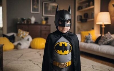 Des aventures à la maison enfilons nos capes pour une activité thème Batman